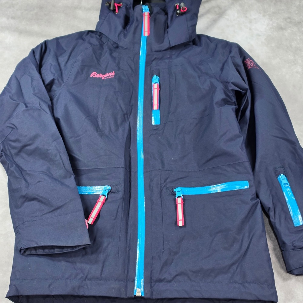Bergans of Norway Insulated Jacket Kid 10 Navy Blue Excellent Technical Winter